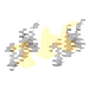 Two Handle Widespread Bathroom Sink Faucet in Brushed Cool Sunrise